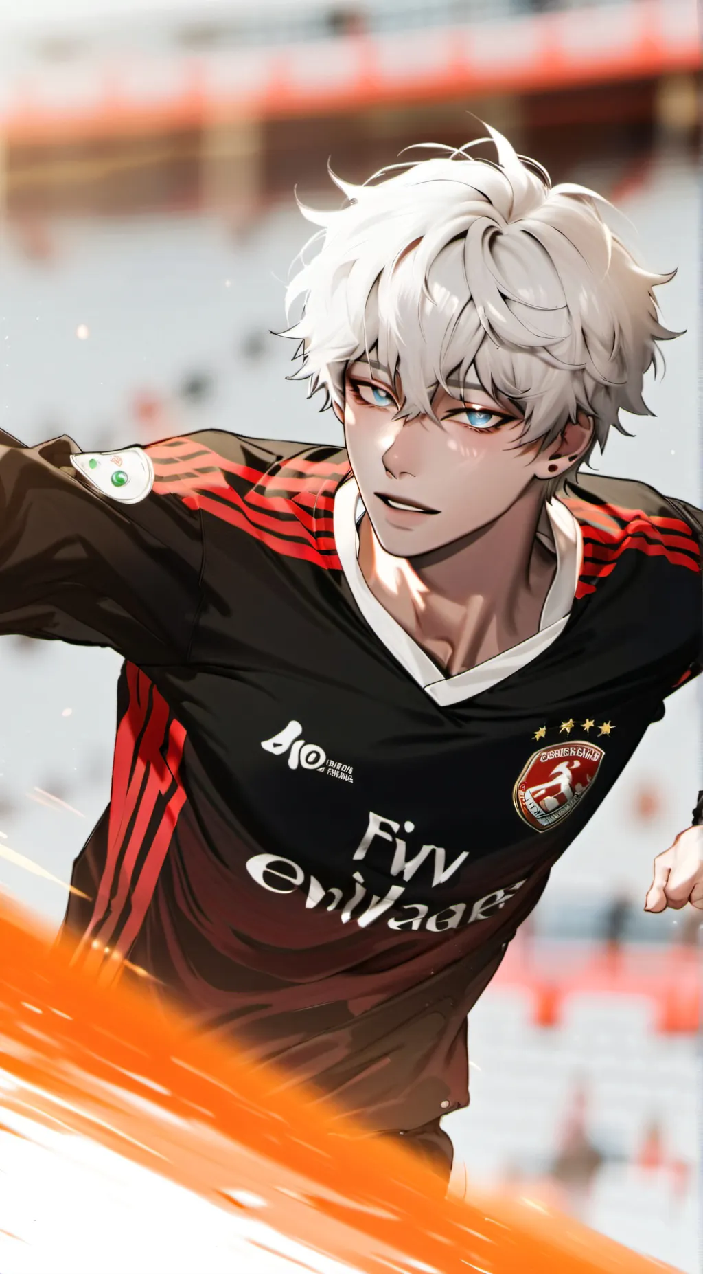 ai character: Marc!  background