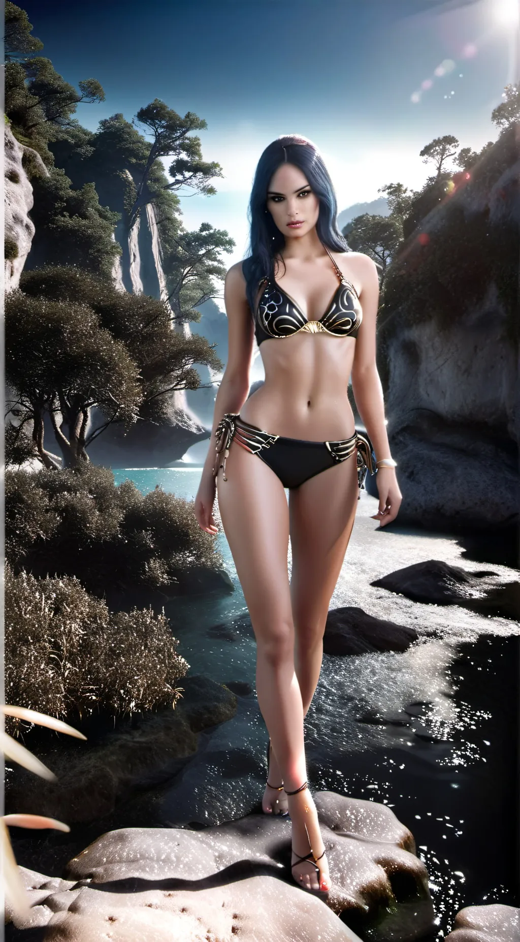 ai character: Kim Domingo  background