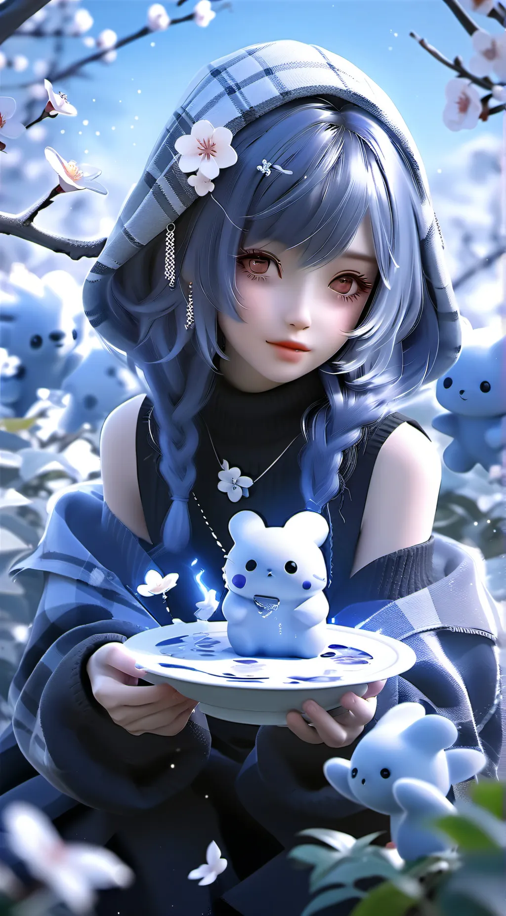 ai character: Lily  background