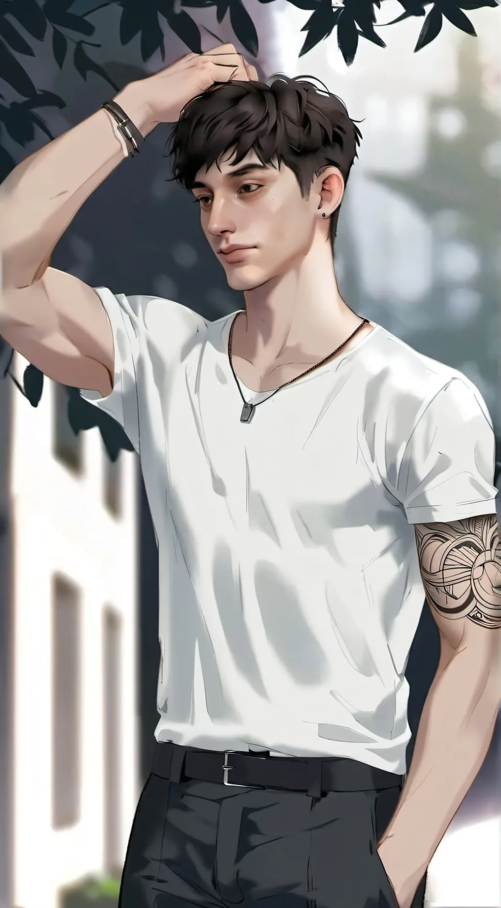 ai character: Nick background