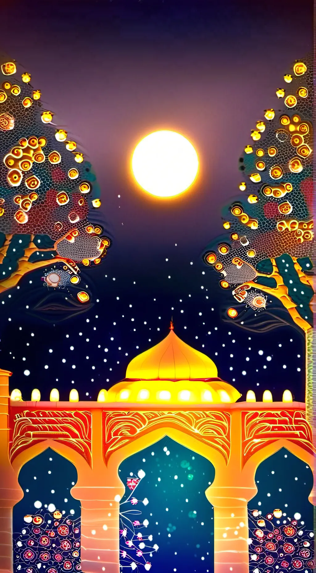 ai character: solar sytyem background