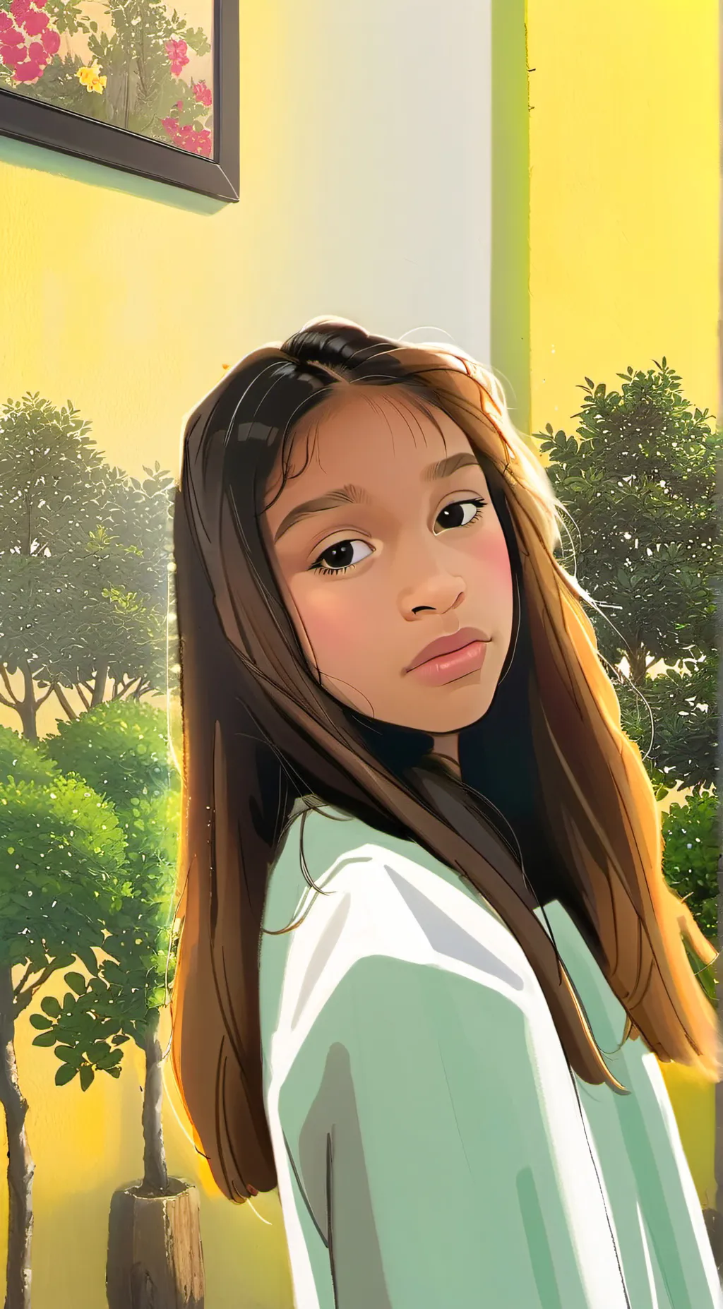 ai character: Abby background