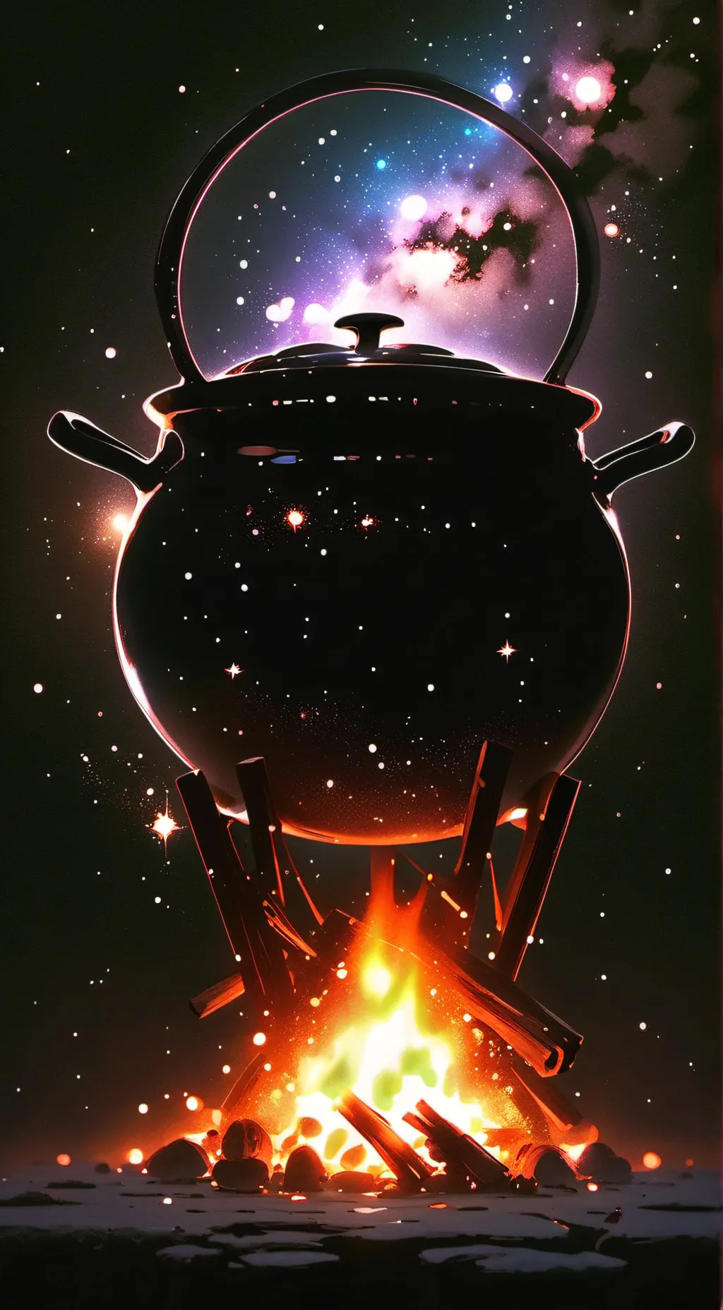 ai character: Cauldron background