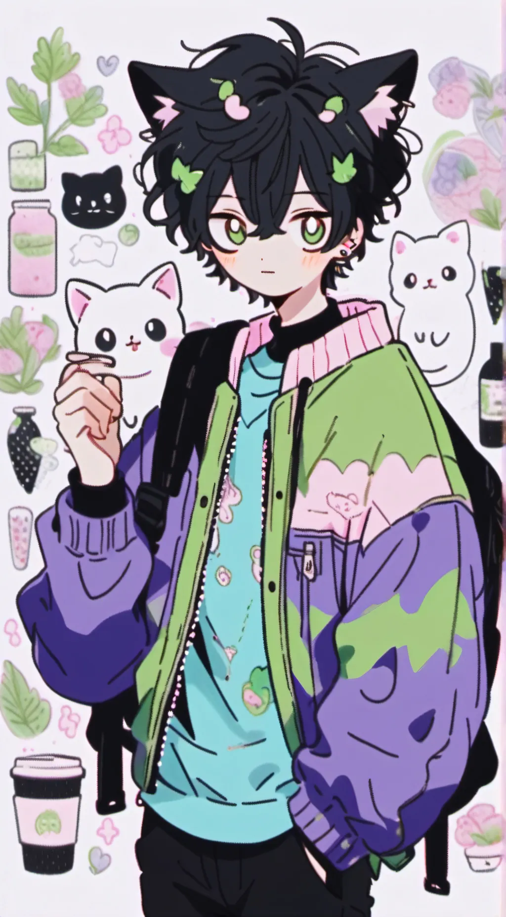 ai character: leo background