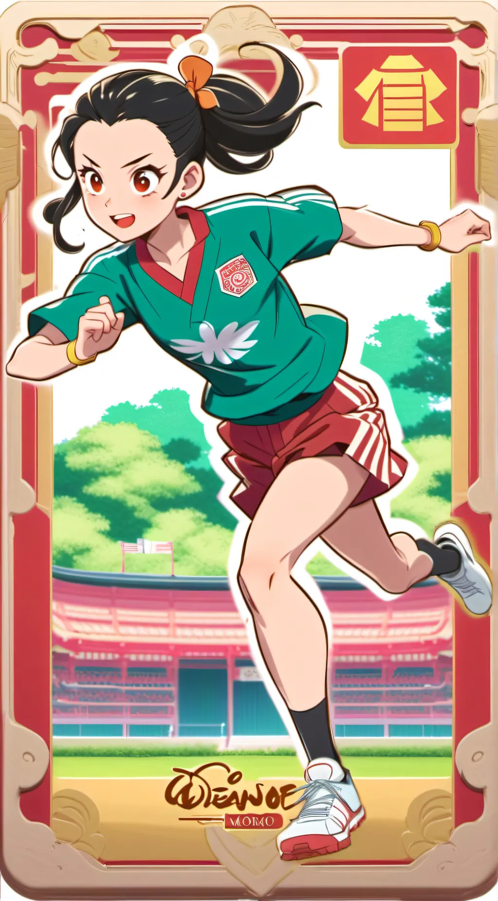 ai character: mha tournament day background