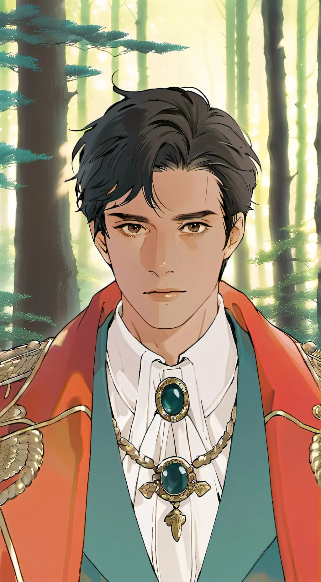 ai character: Frederich  background