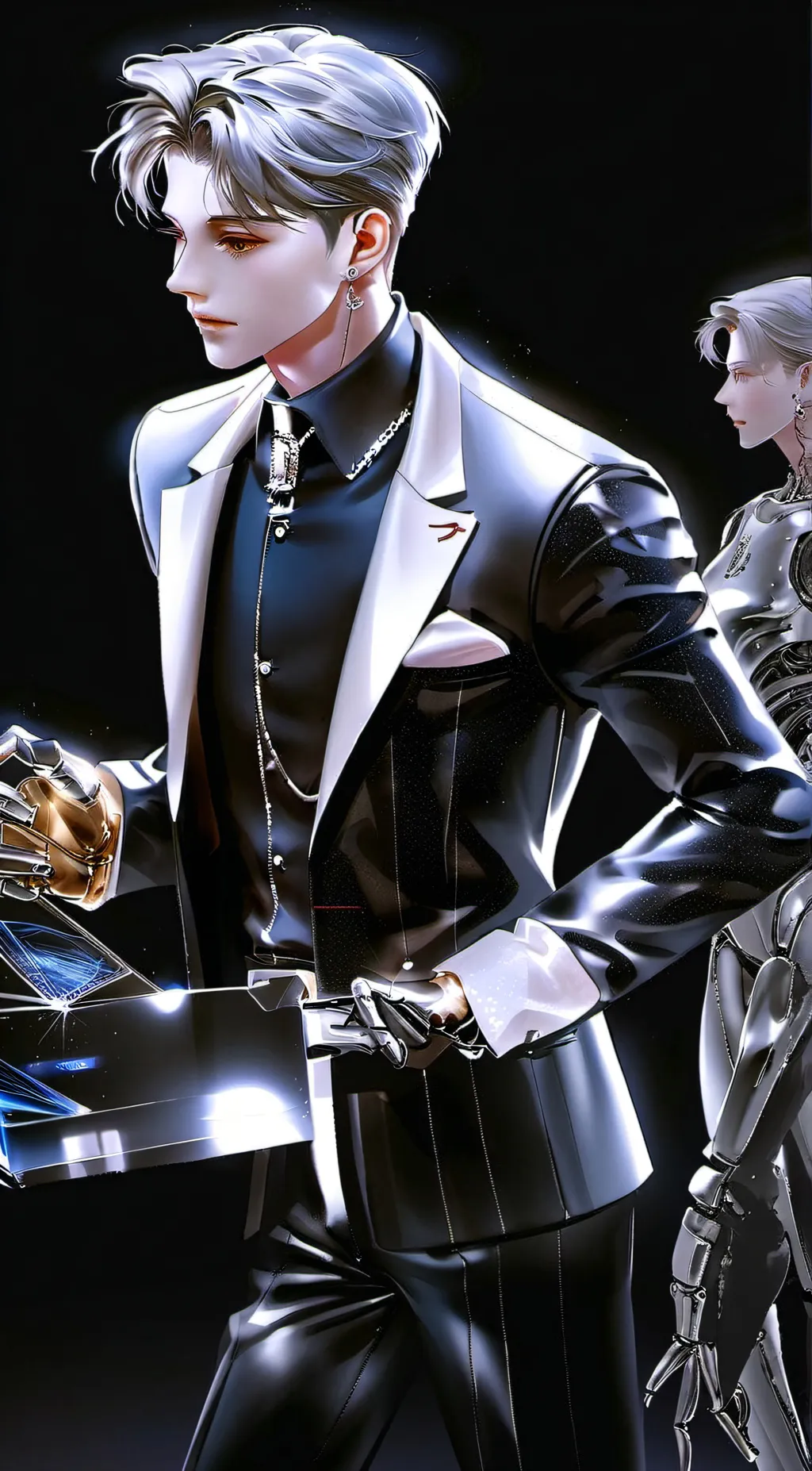 ai character: dogday  background