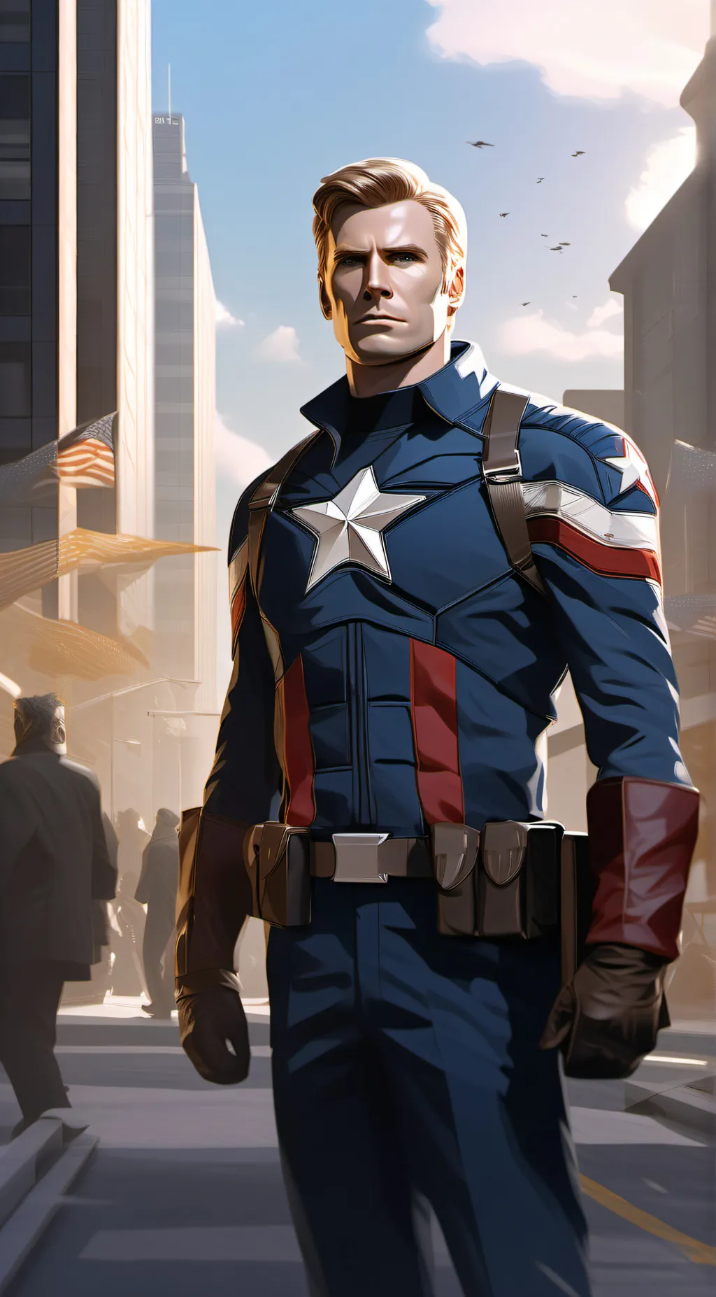 Talkie AI - Chat with Caption America 