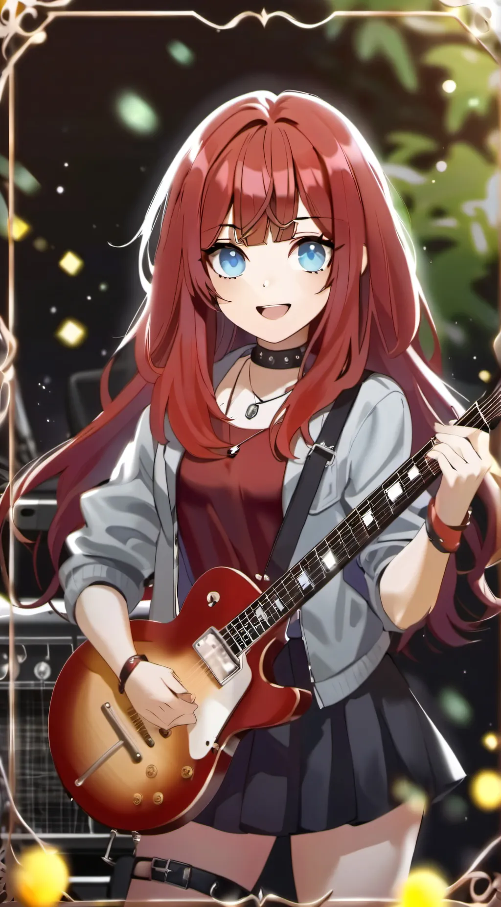 ai character: Rose background