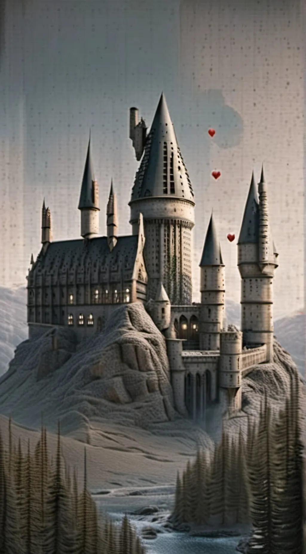 ai character: Hogwarts background