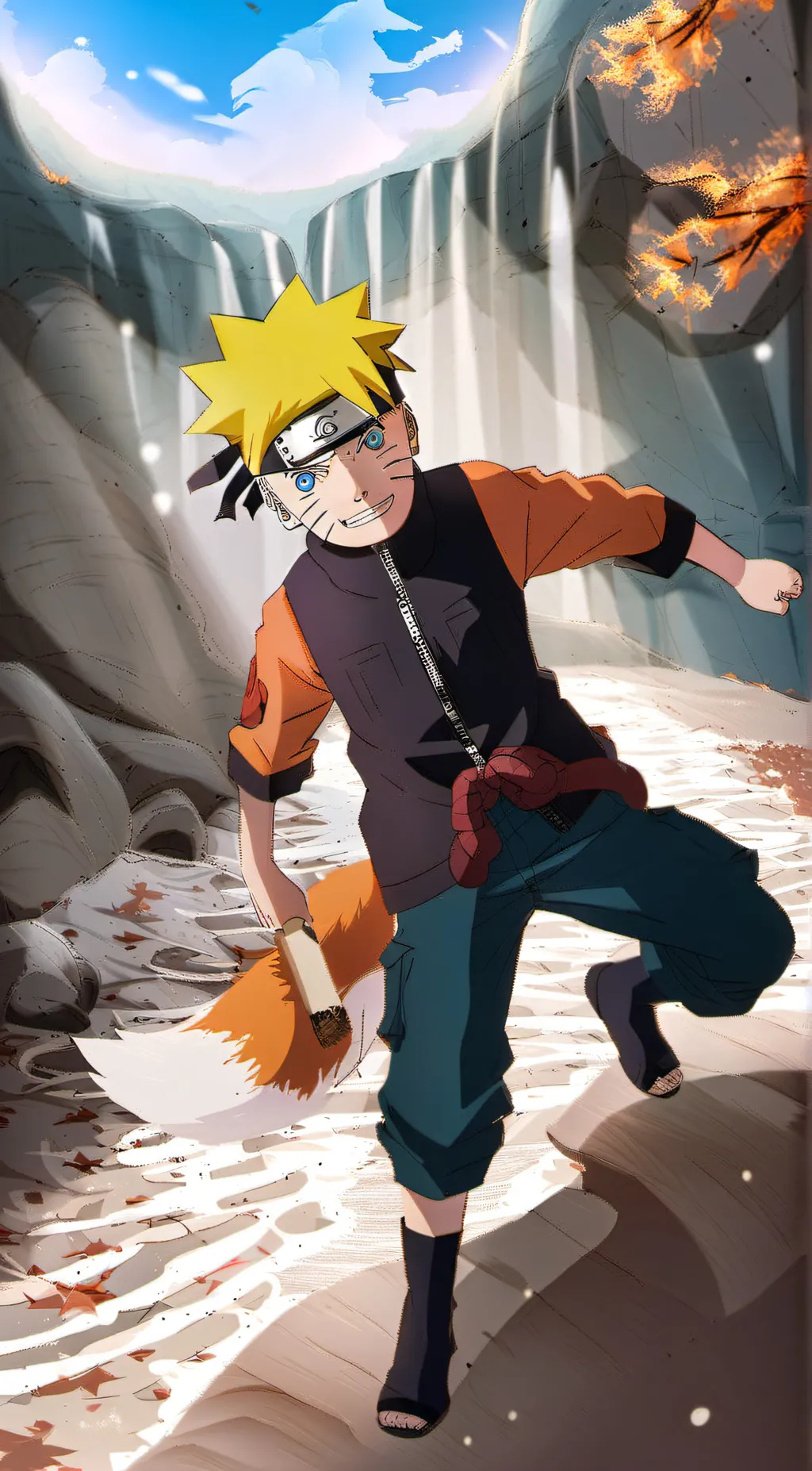 ai character: Naruto background