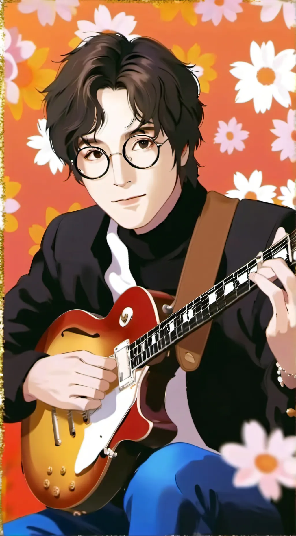 ai character: John Lennon background
