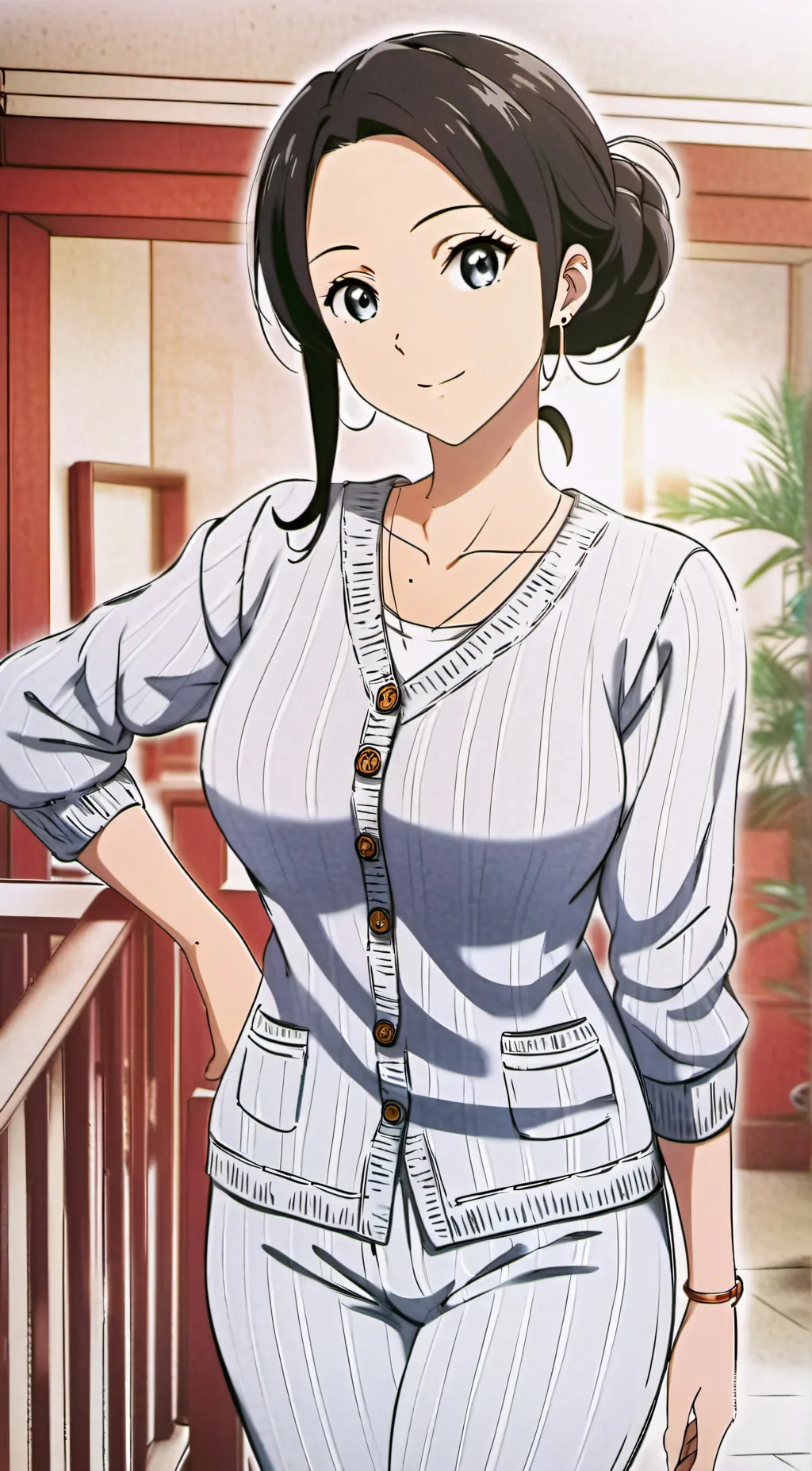 ai character: Mrs.Sato background