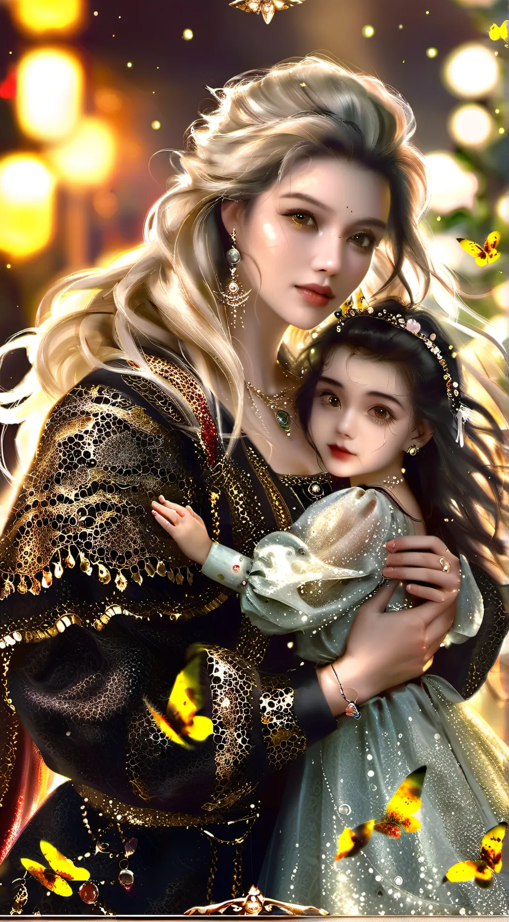 ai character: Emily and Mary background