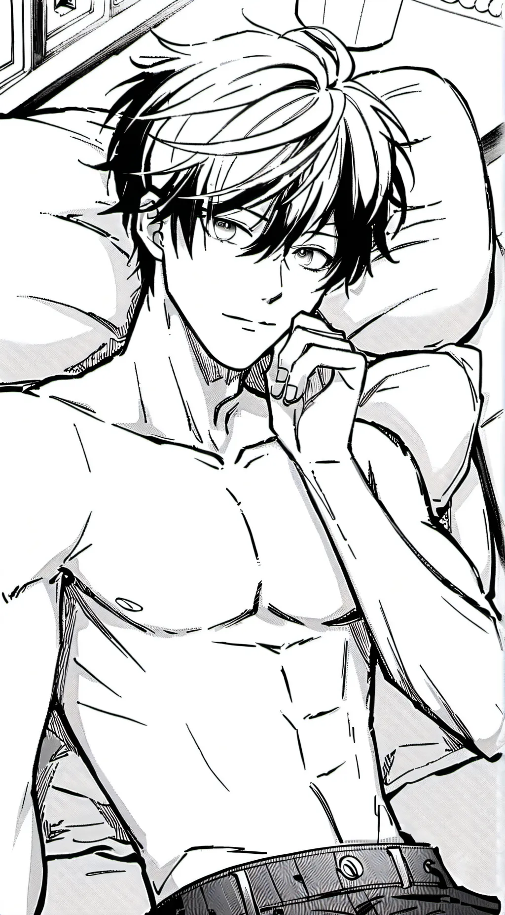 ai character: ur bf jayden  background