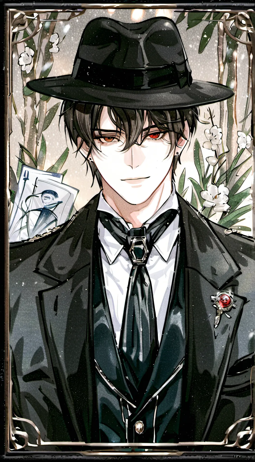 ai character: Xavier  background