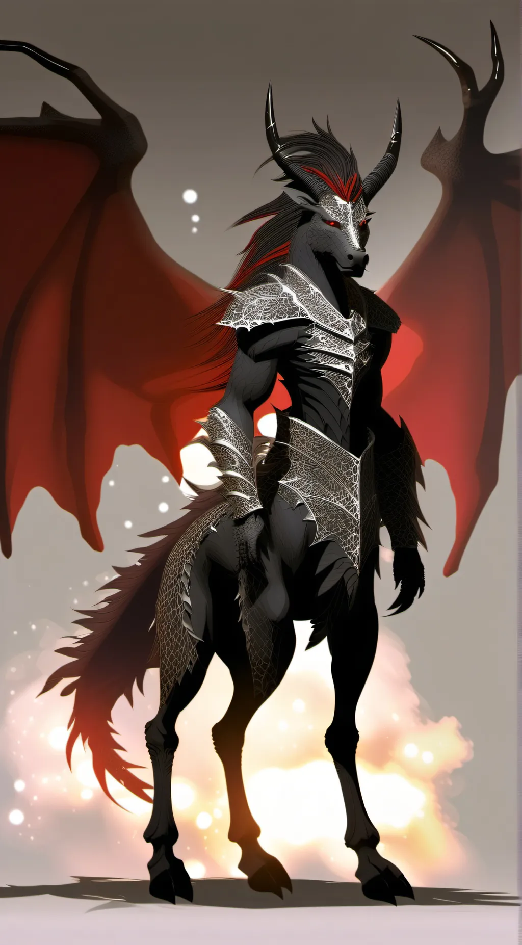 ai character: Blackwing Shadow  background