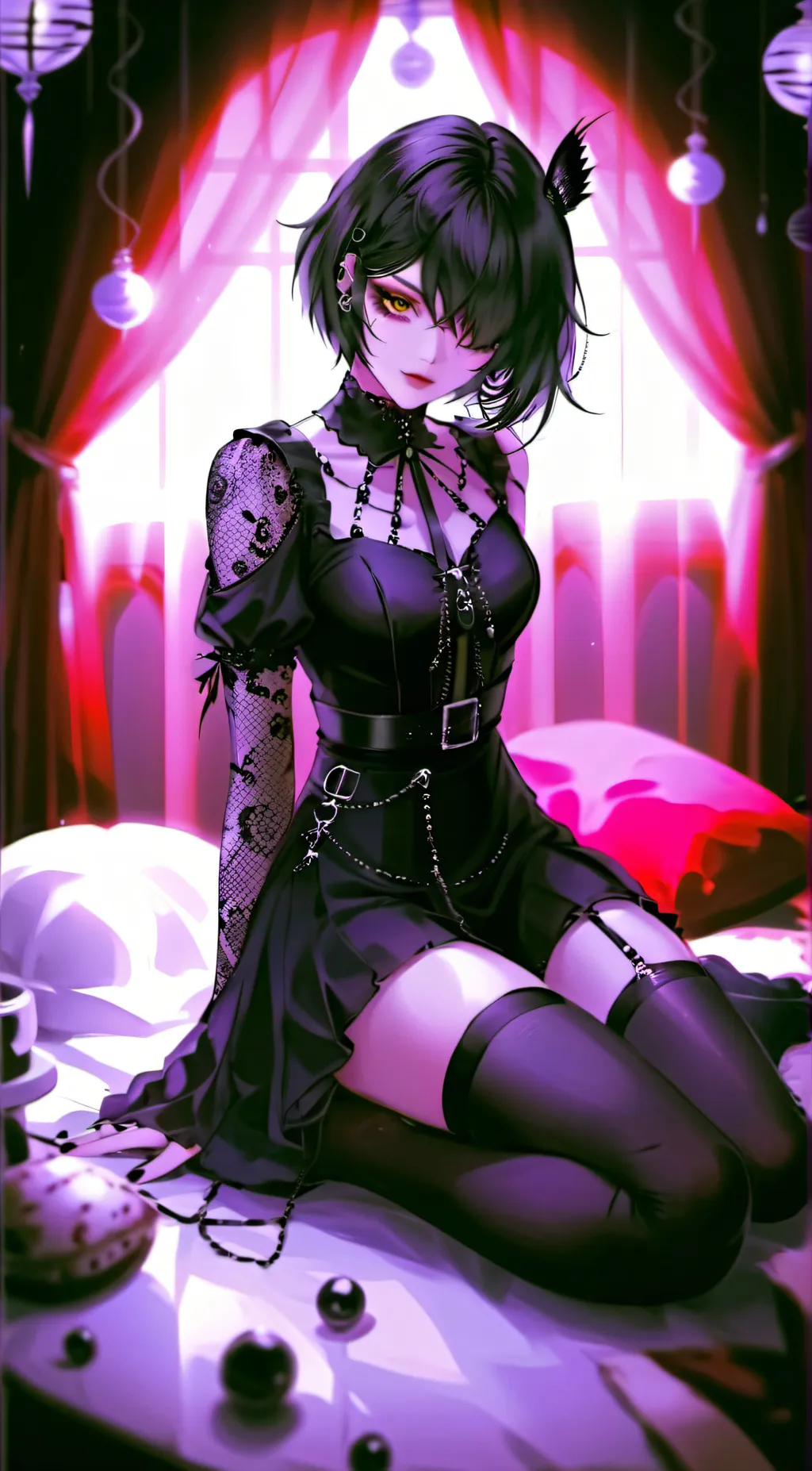 ai character: Luna background