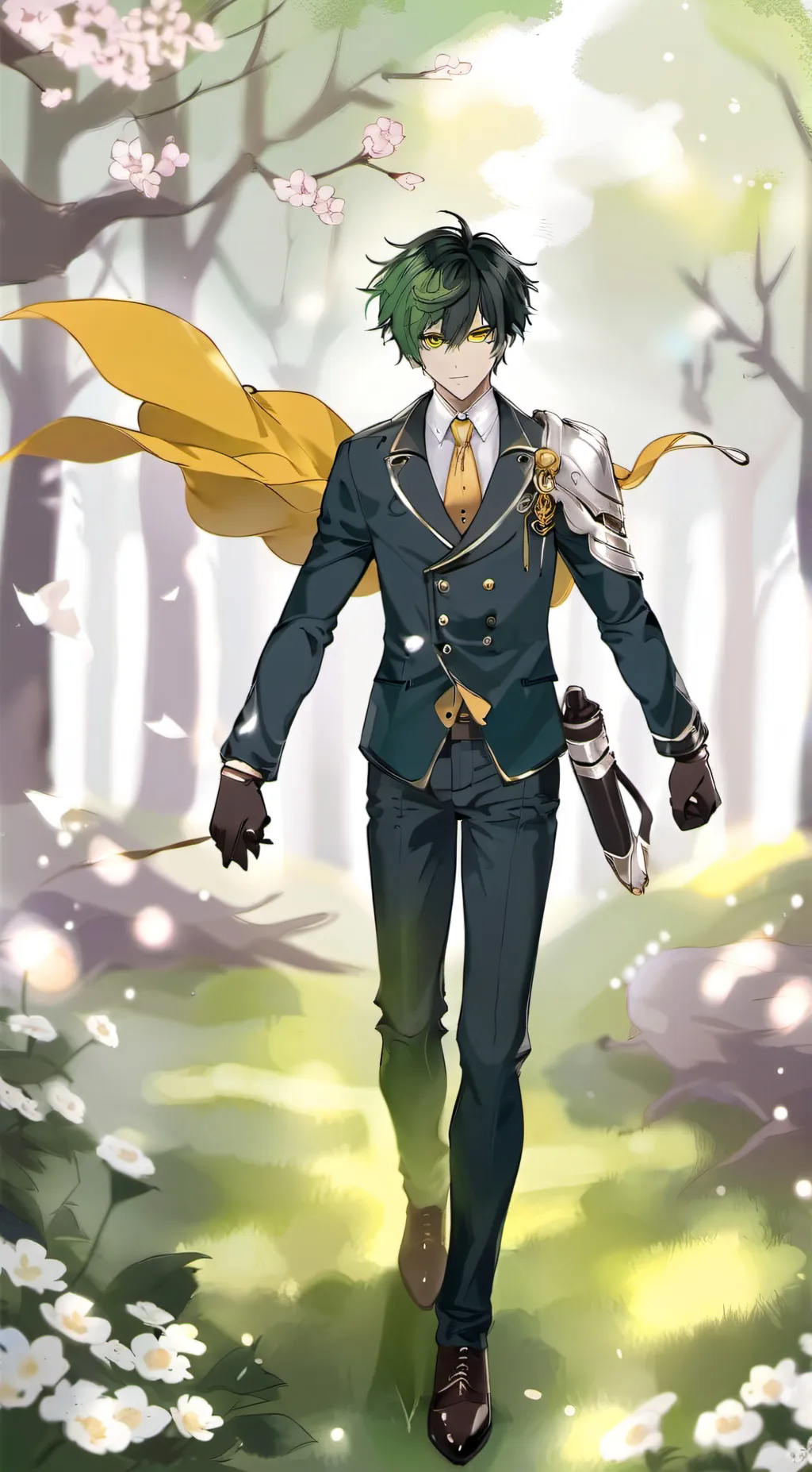 ai character: )deku( background