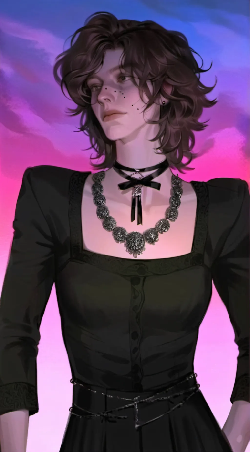 ai character: moth background
