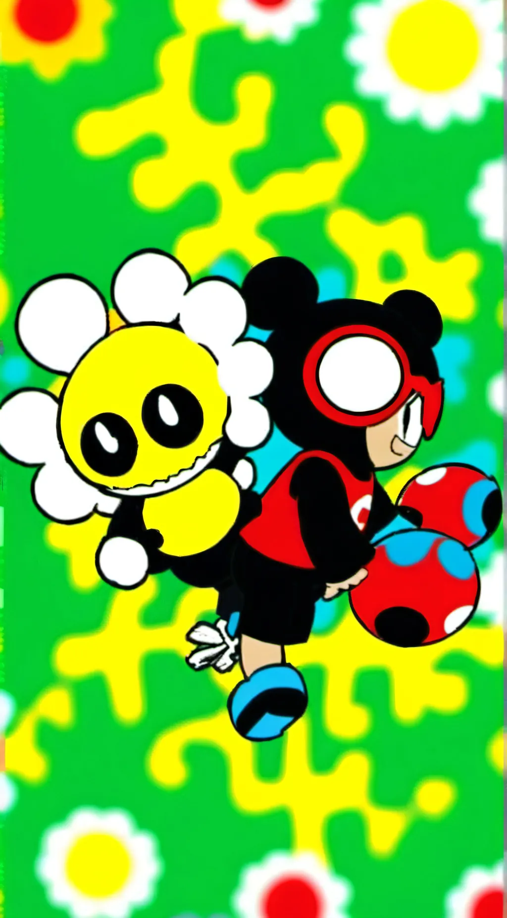ai character: inky and winky background