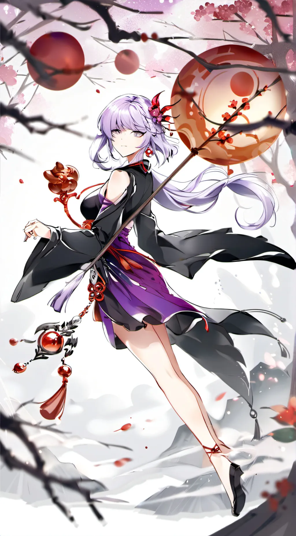 ai character: Evelyn Yuki✨ background