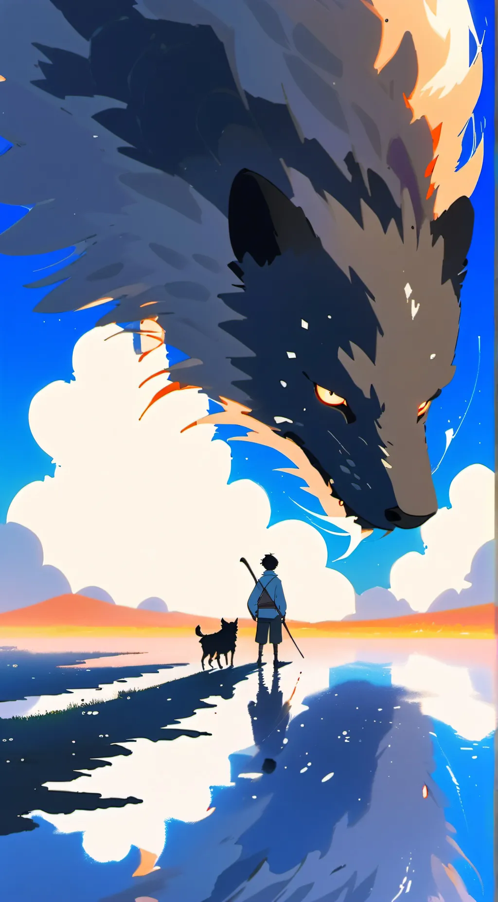 ai character: Griffin hunter  background