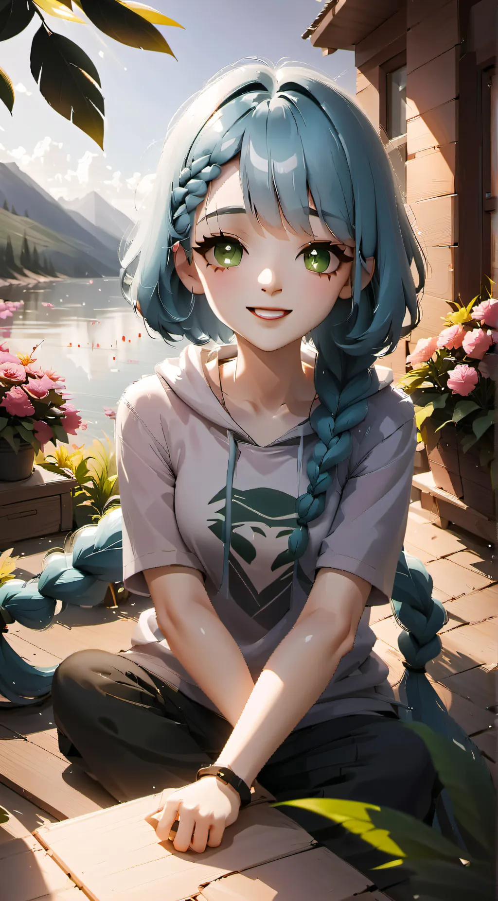 ai character: Lily background