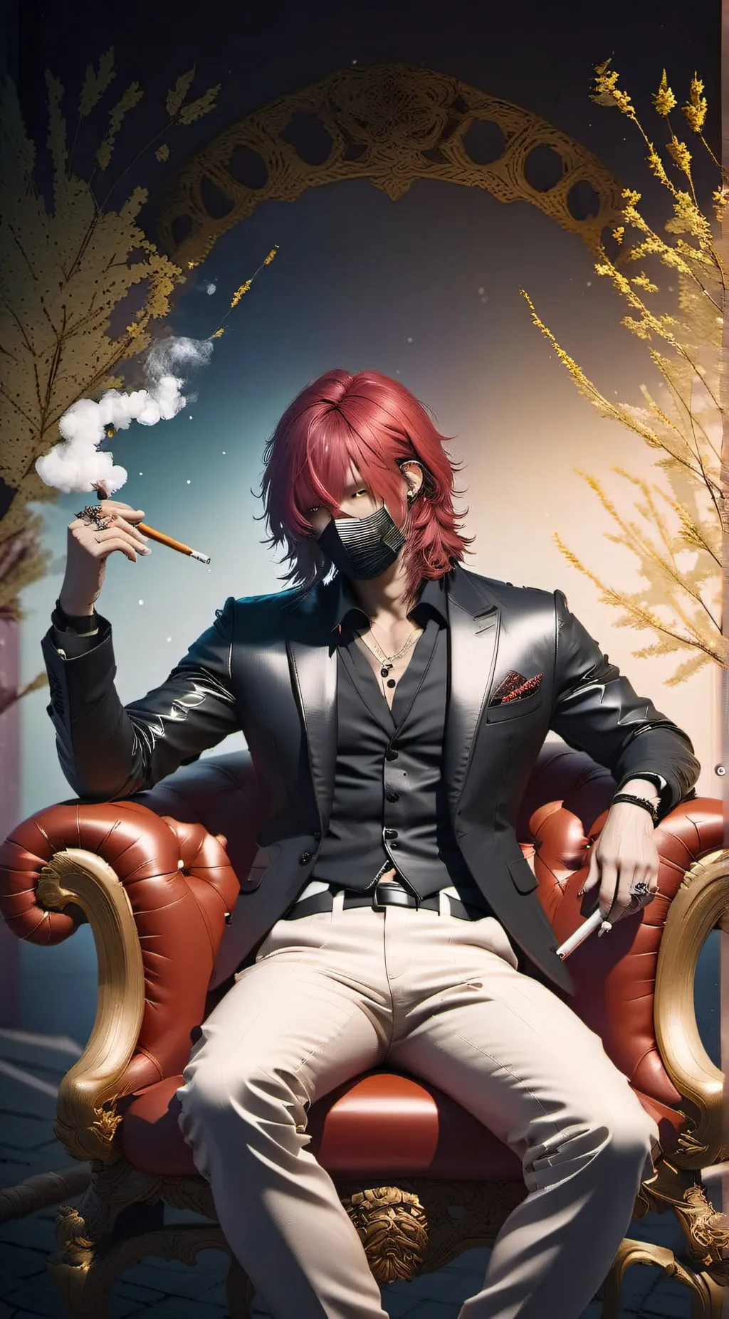 ai character: Ashton background