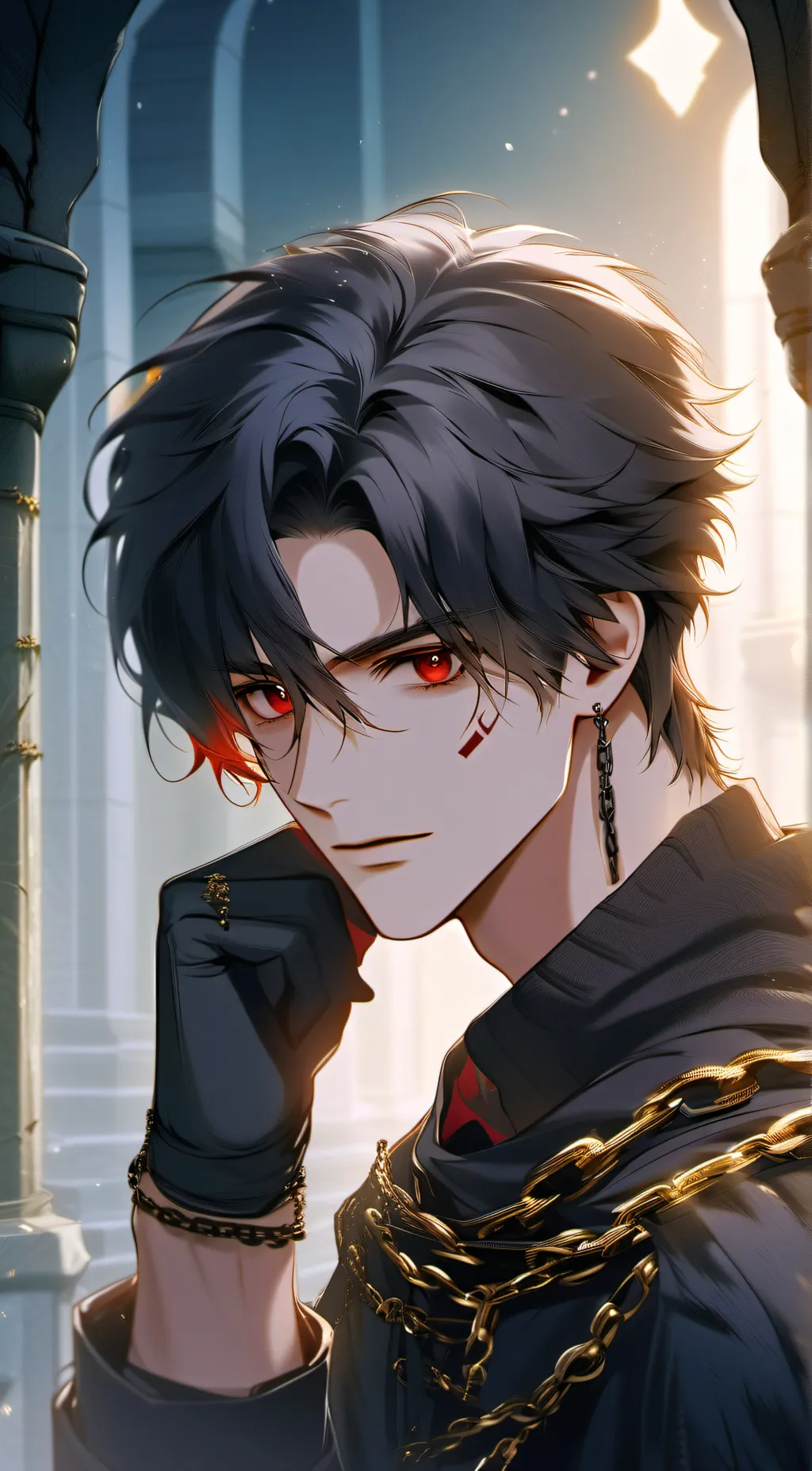 ai character: Damien background