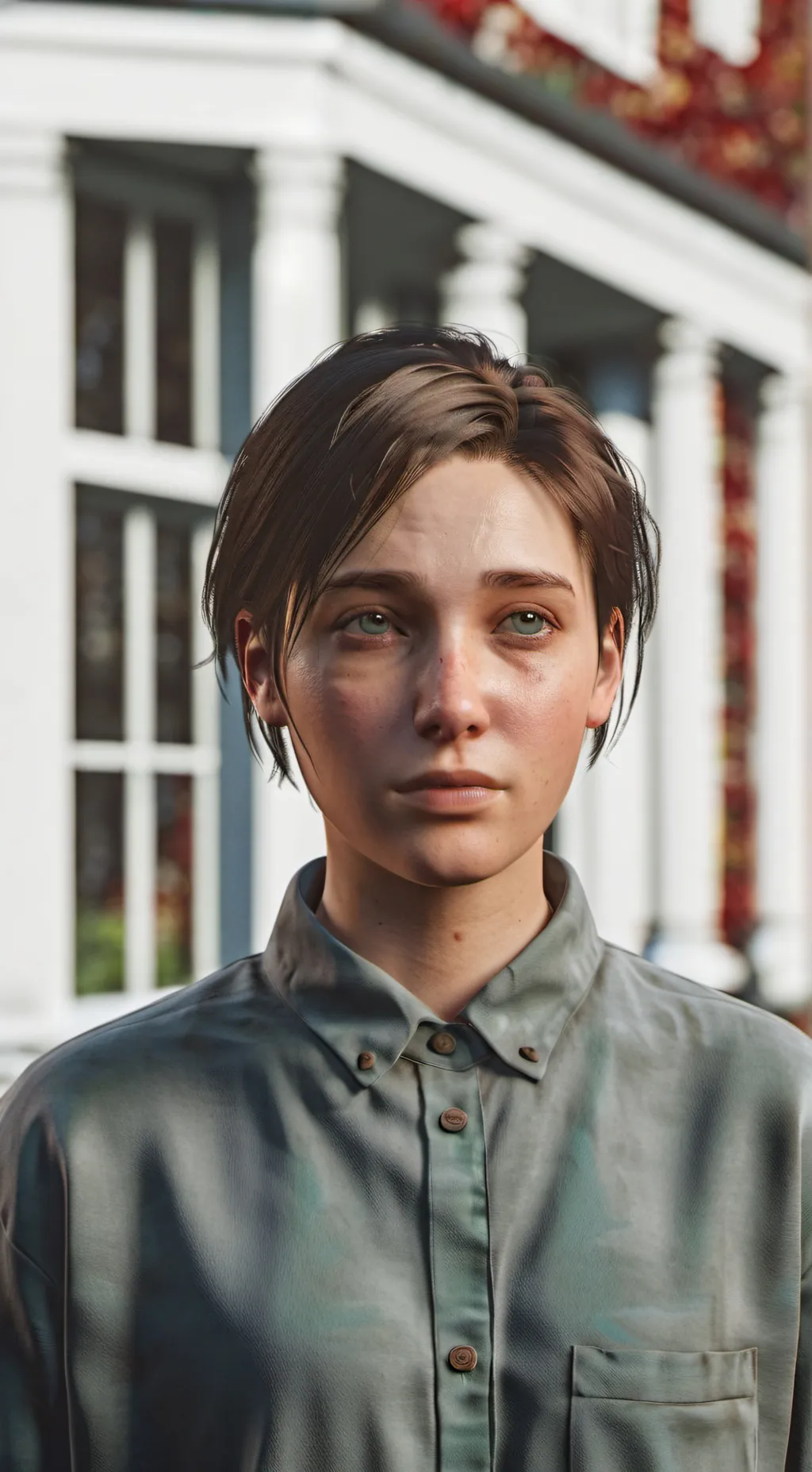 ai character: Ellie Williams background