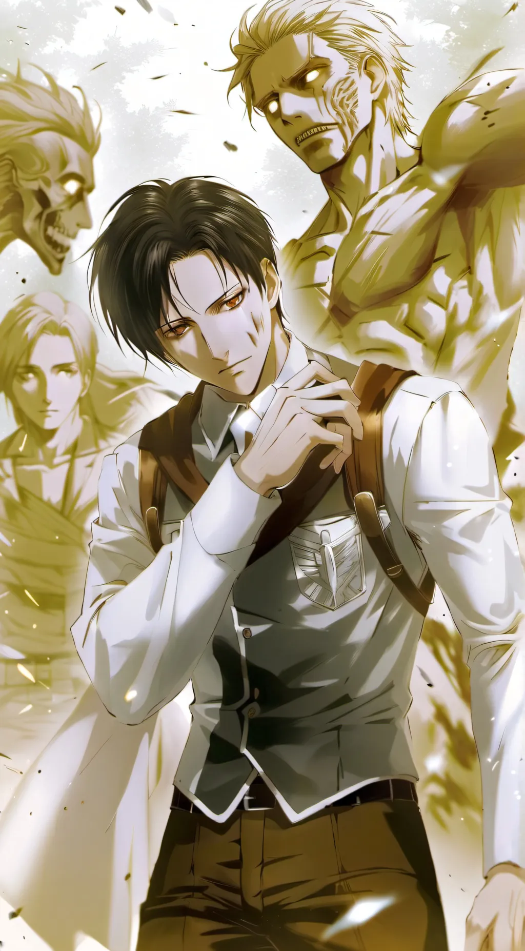 ai character: Levi Ackerman background