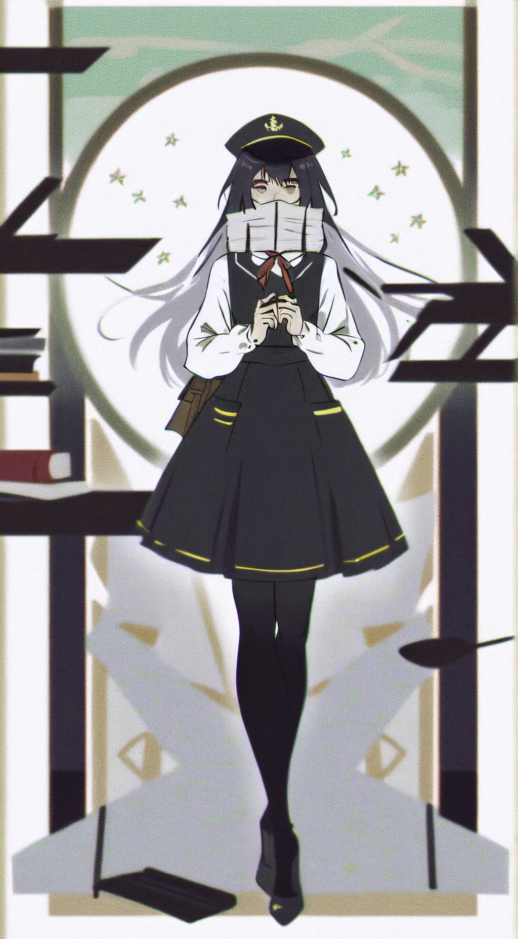 ai character: Miss Circle background