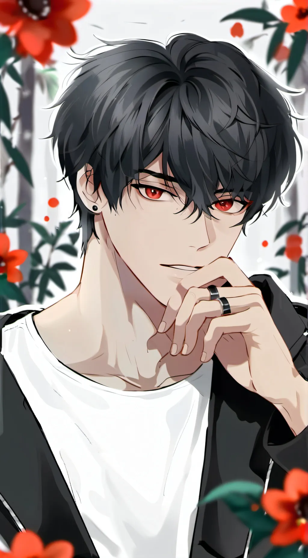 ai character: Emo Best friend  background