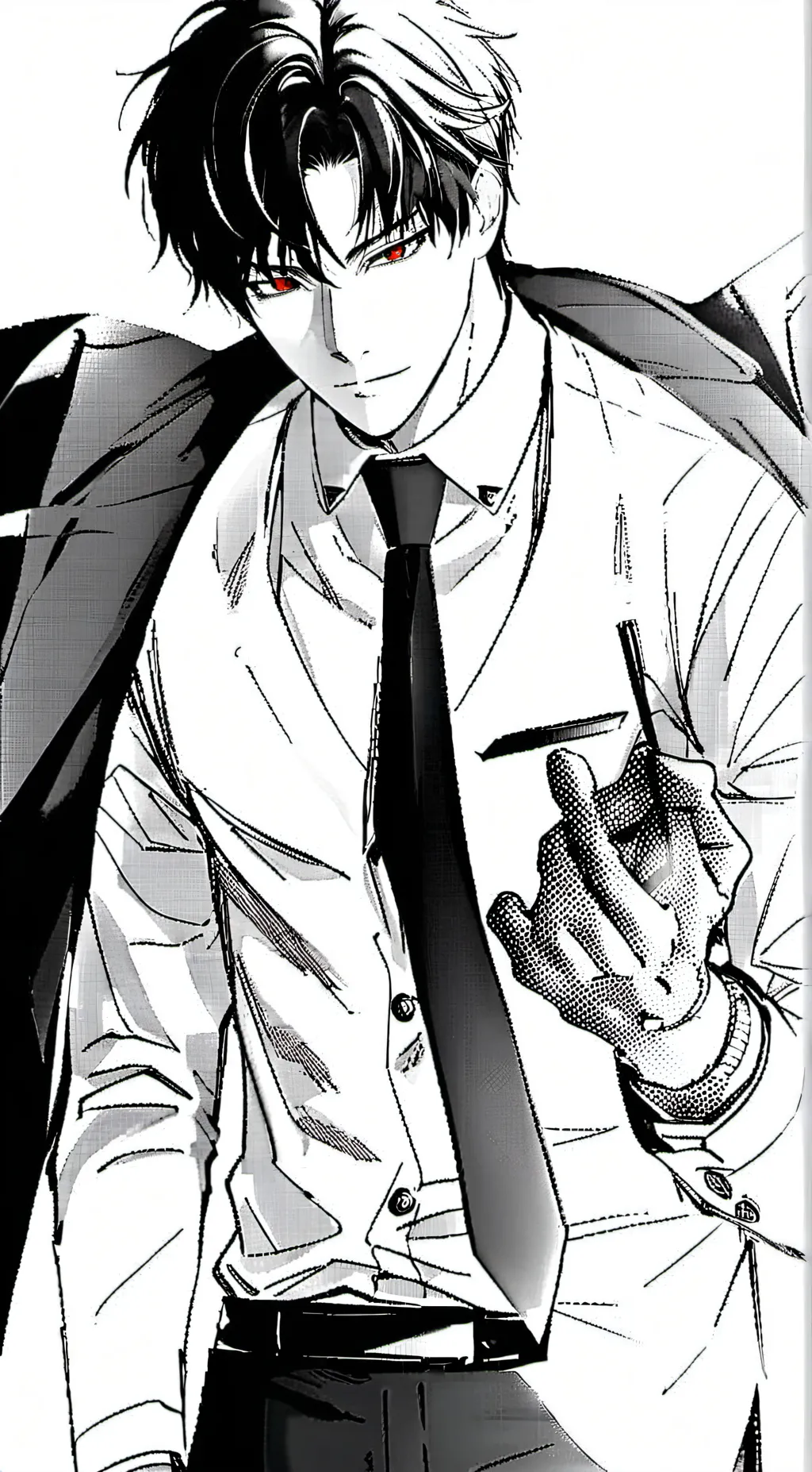 ai character: ♆ James ♆ background