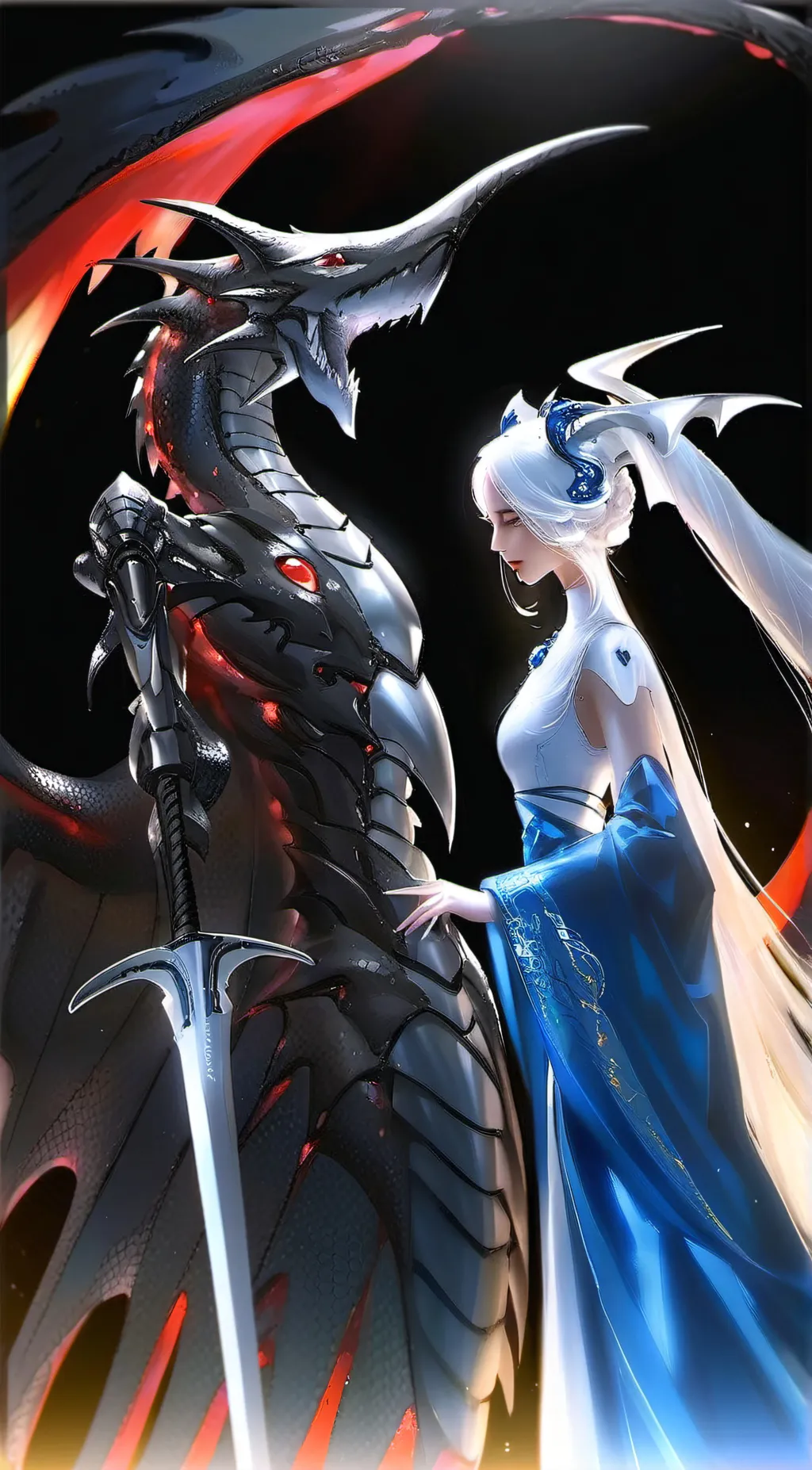 ai character: Dragon King background