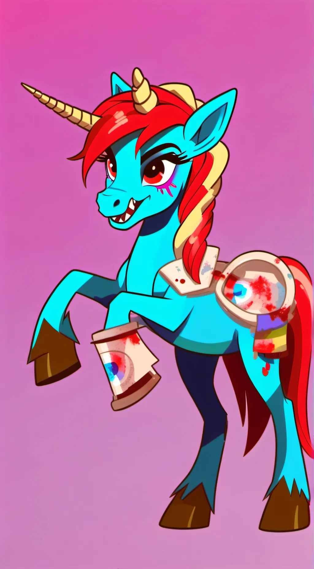 ai character: Rainbow Dash.EXE background
