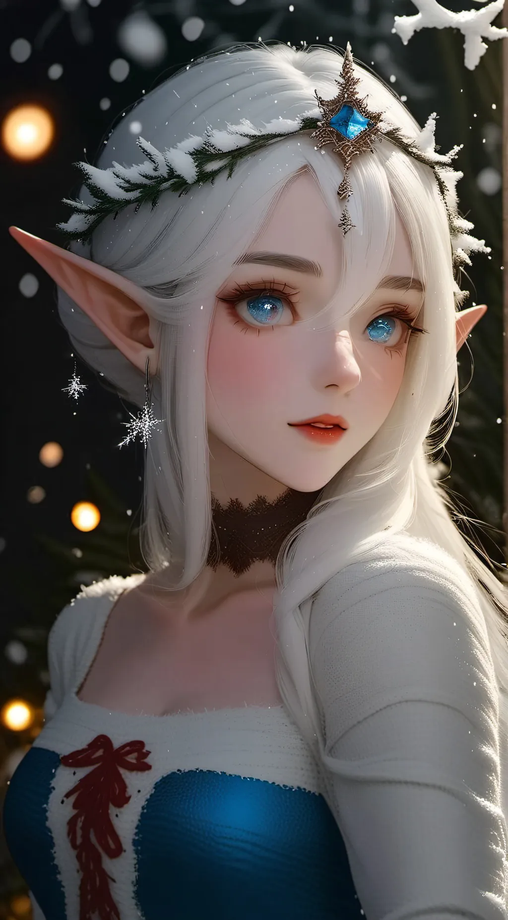 ai character: ❄️ Winter ❄️  background