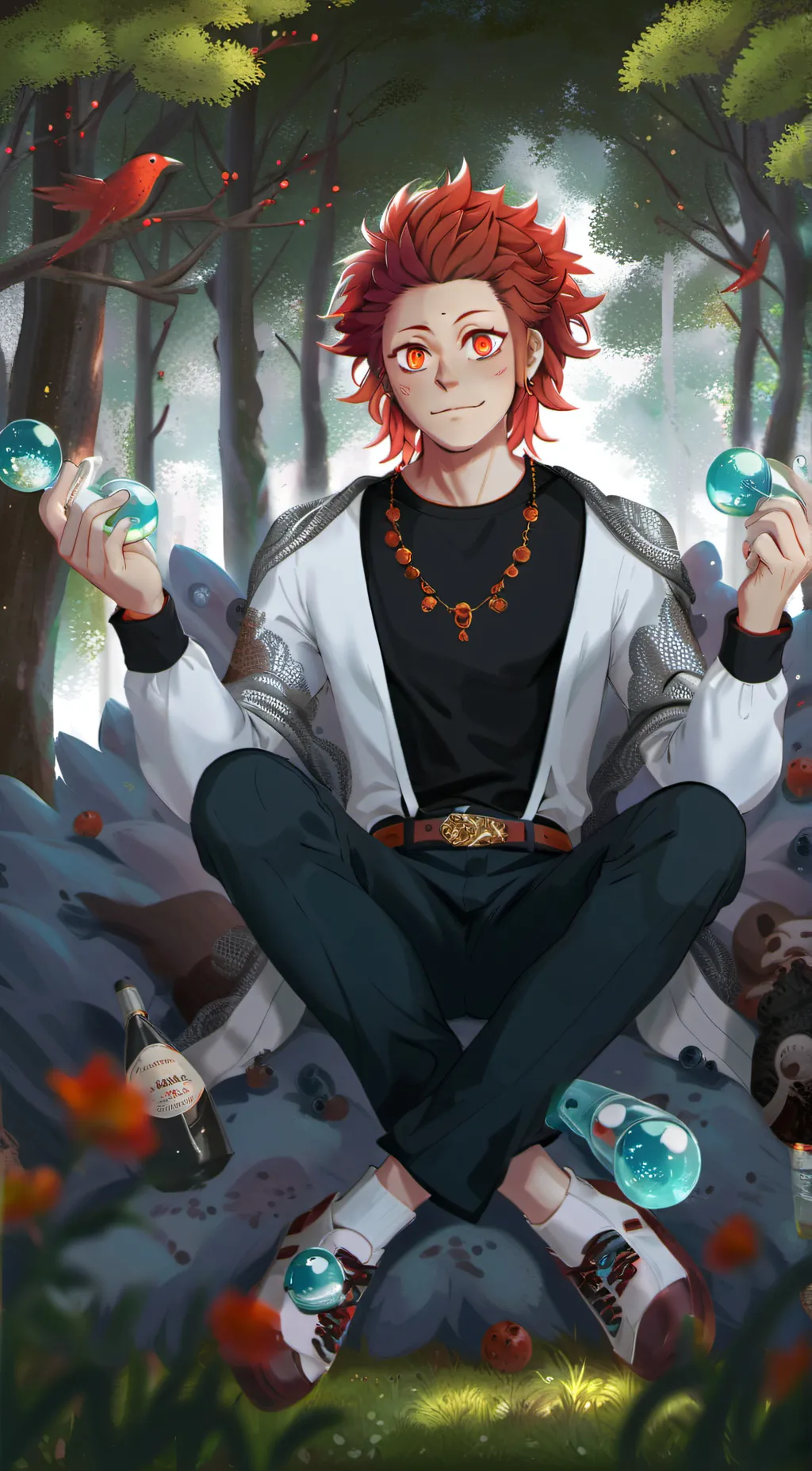 ai character: Eijiro Kirishima background
