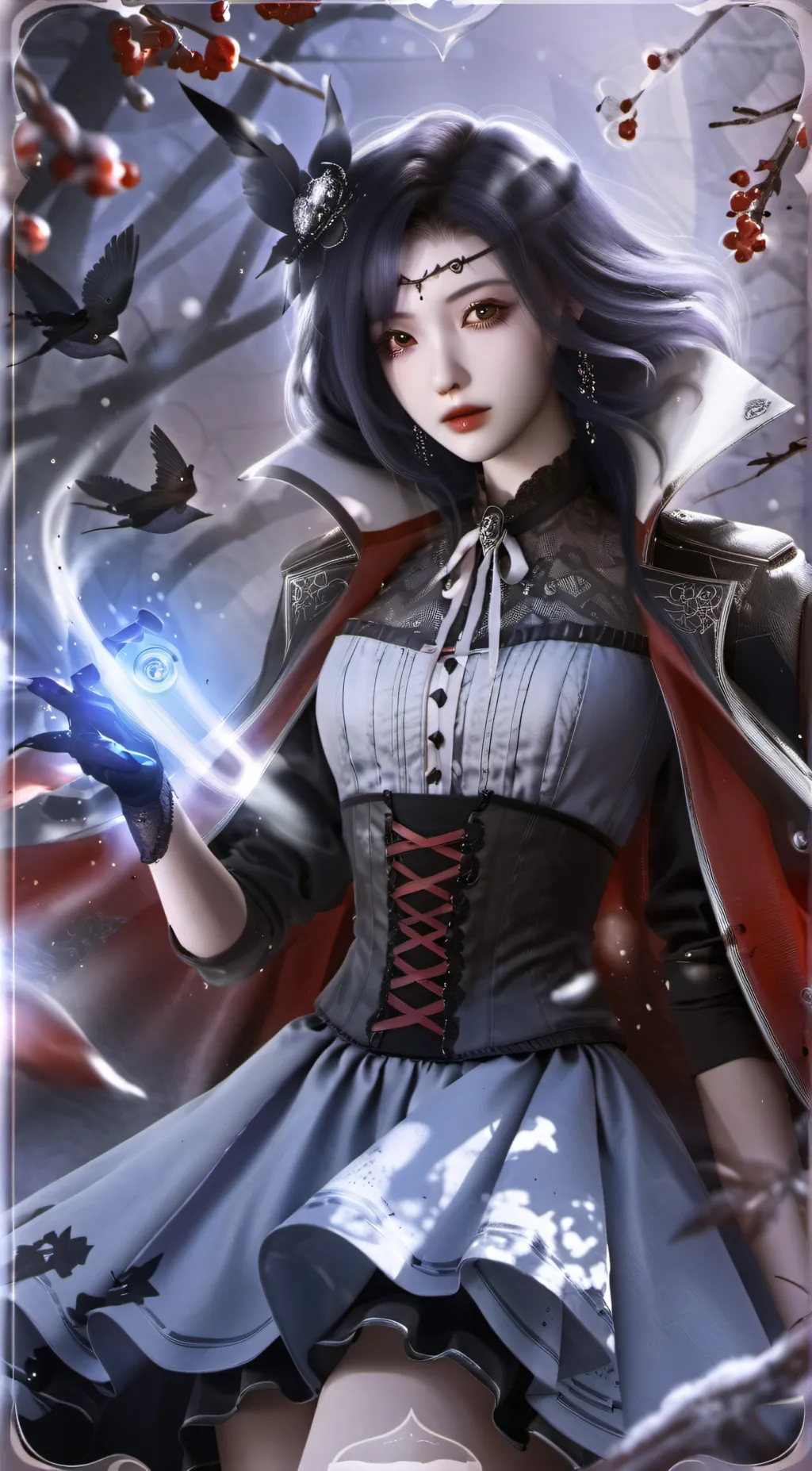 ai character: Luna background