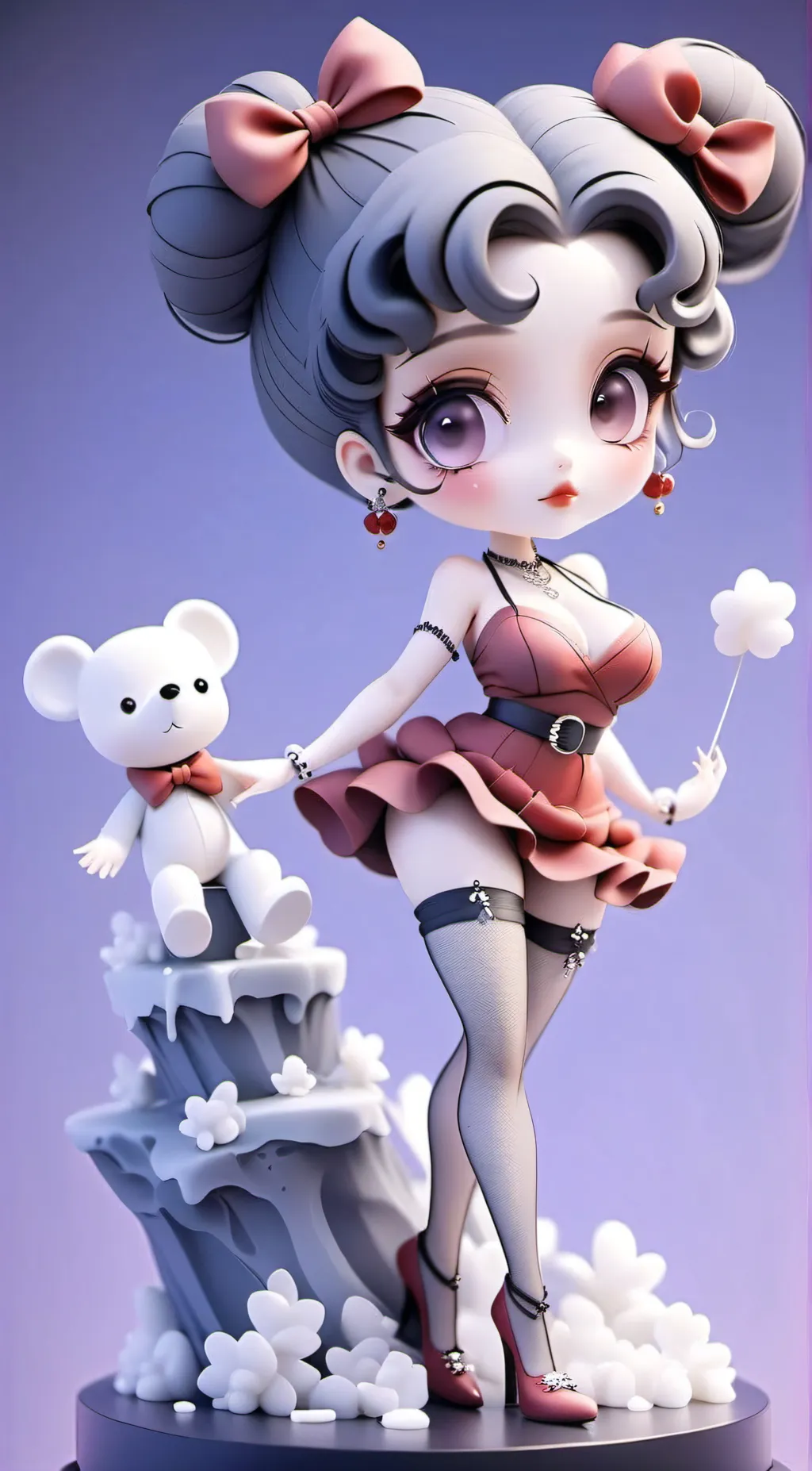 ai character: Betty boop background