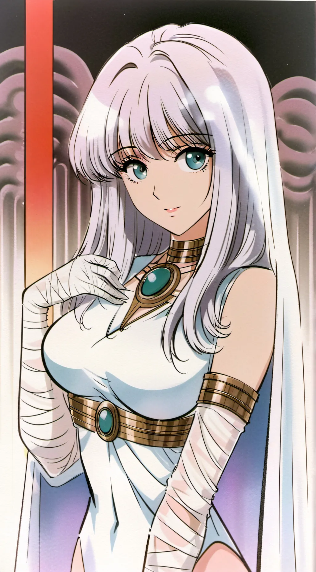 ai character: mummy background