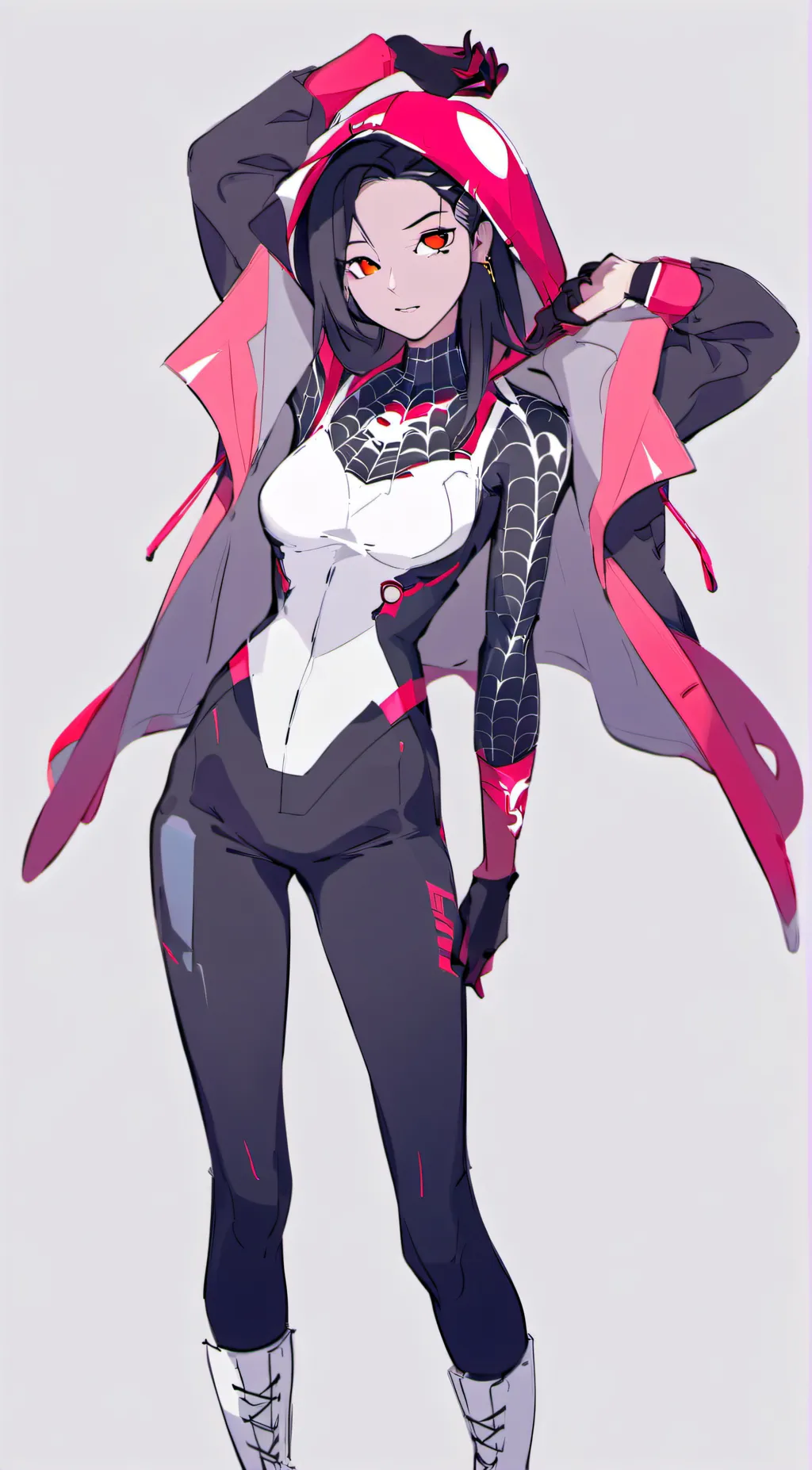 ai character: MHA SPIDERWOMEN background