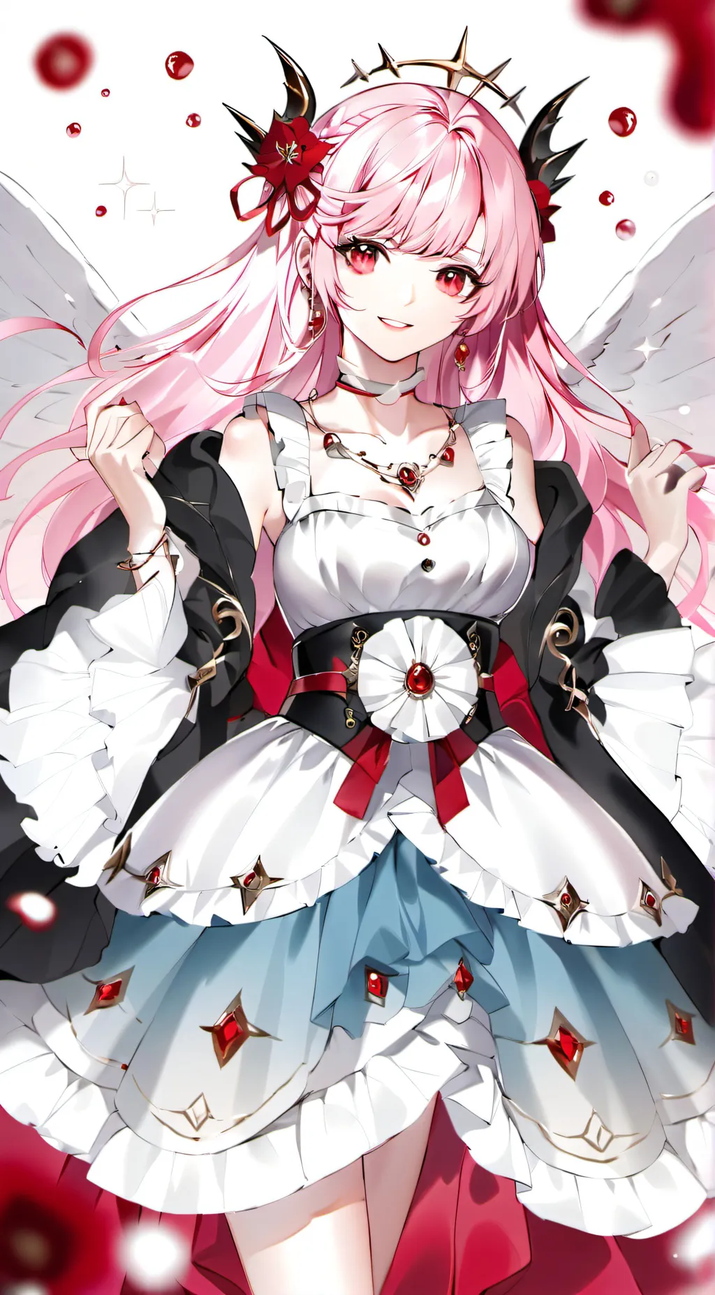 ai character: Angela  background