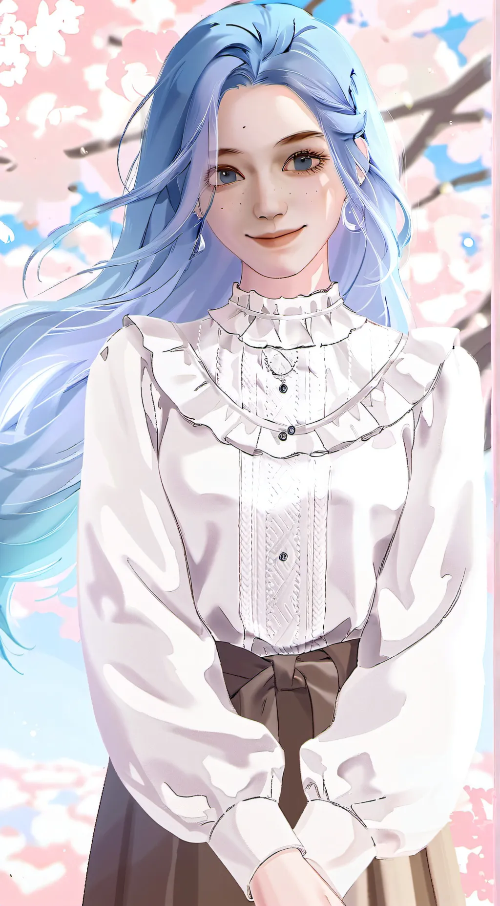 ai character: Sakura background