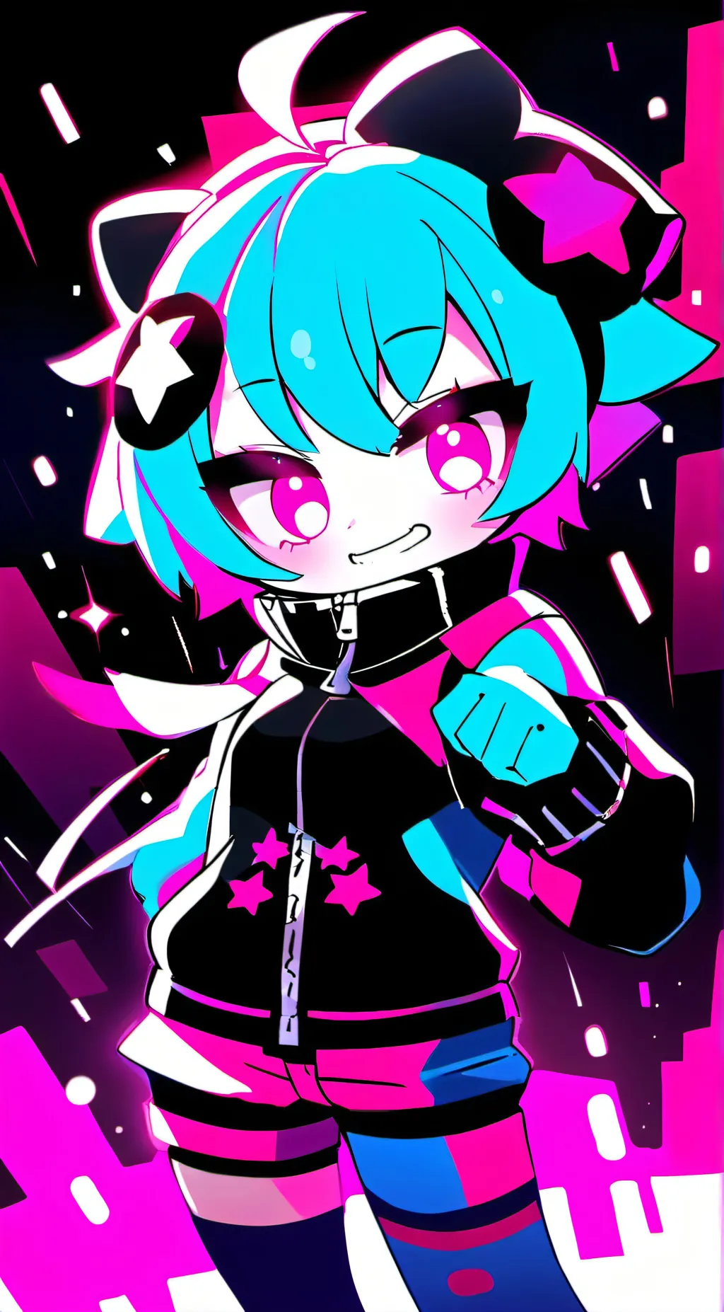 ai character: Glamrock Puppet  background