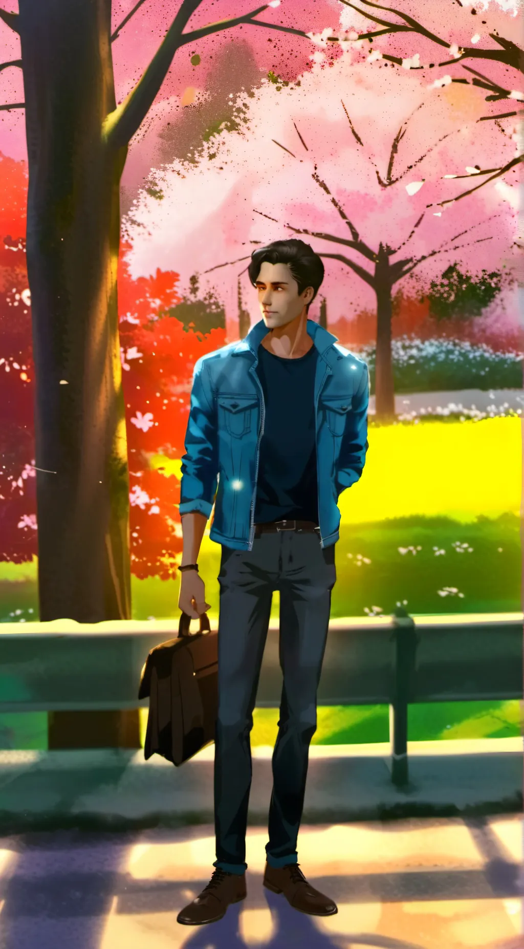 ai character: Omz background