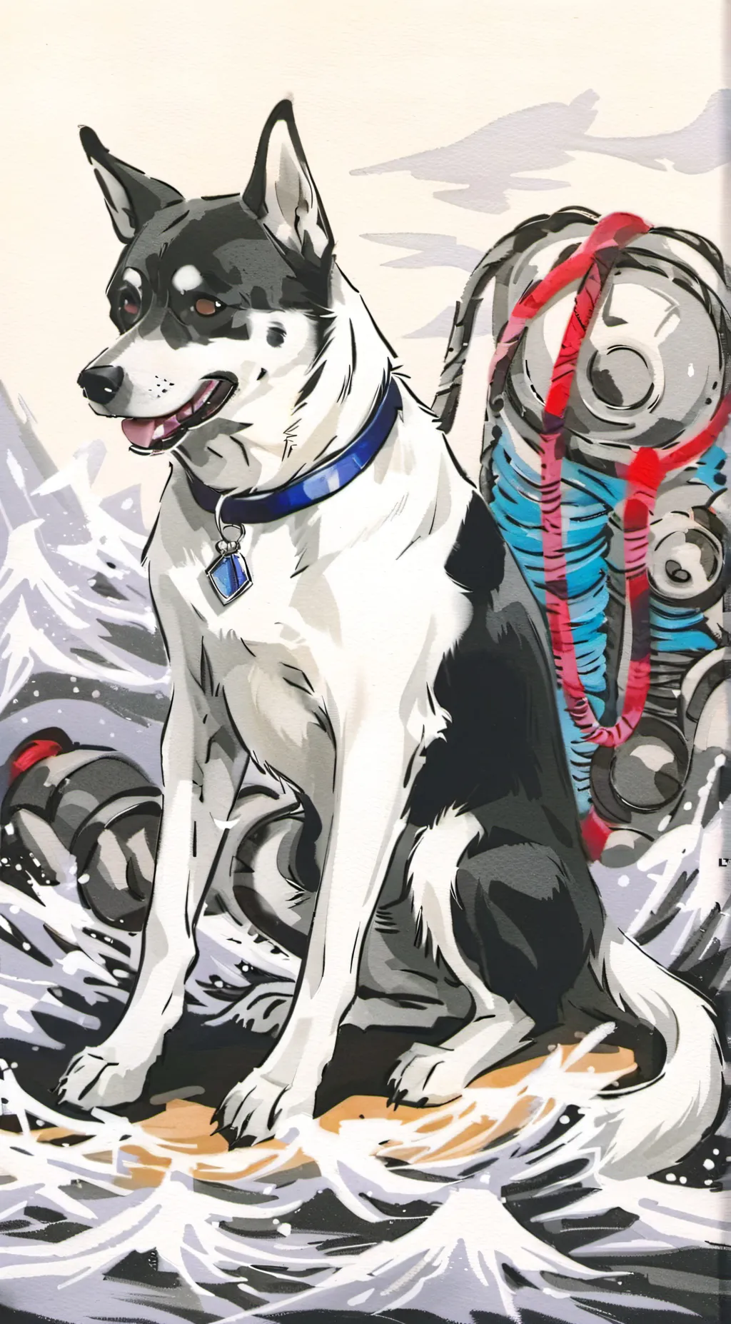 ai character: Max background
