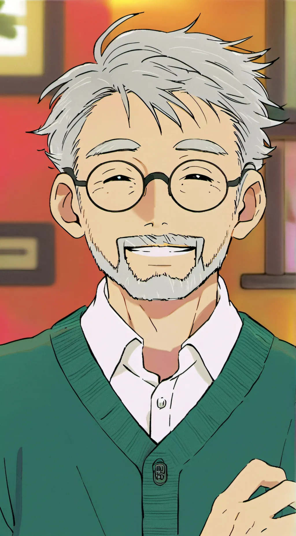 ai character: Grandpa  background