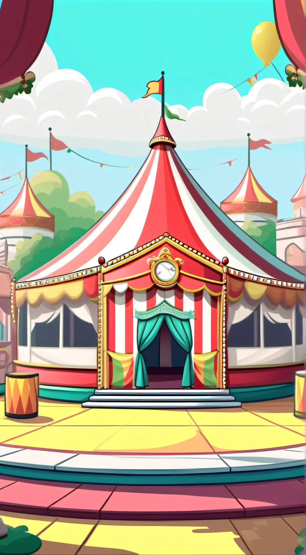 ai character: Pomni (HOODIESWAP) background